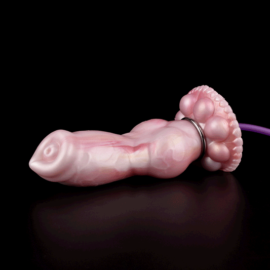 Dog Knot Inflatable Dildo - Bulldog
