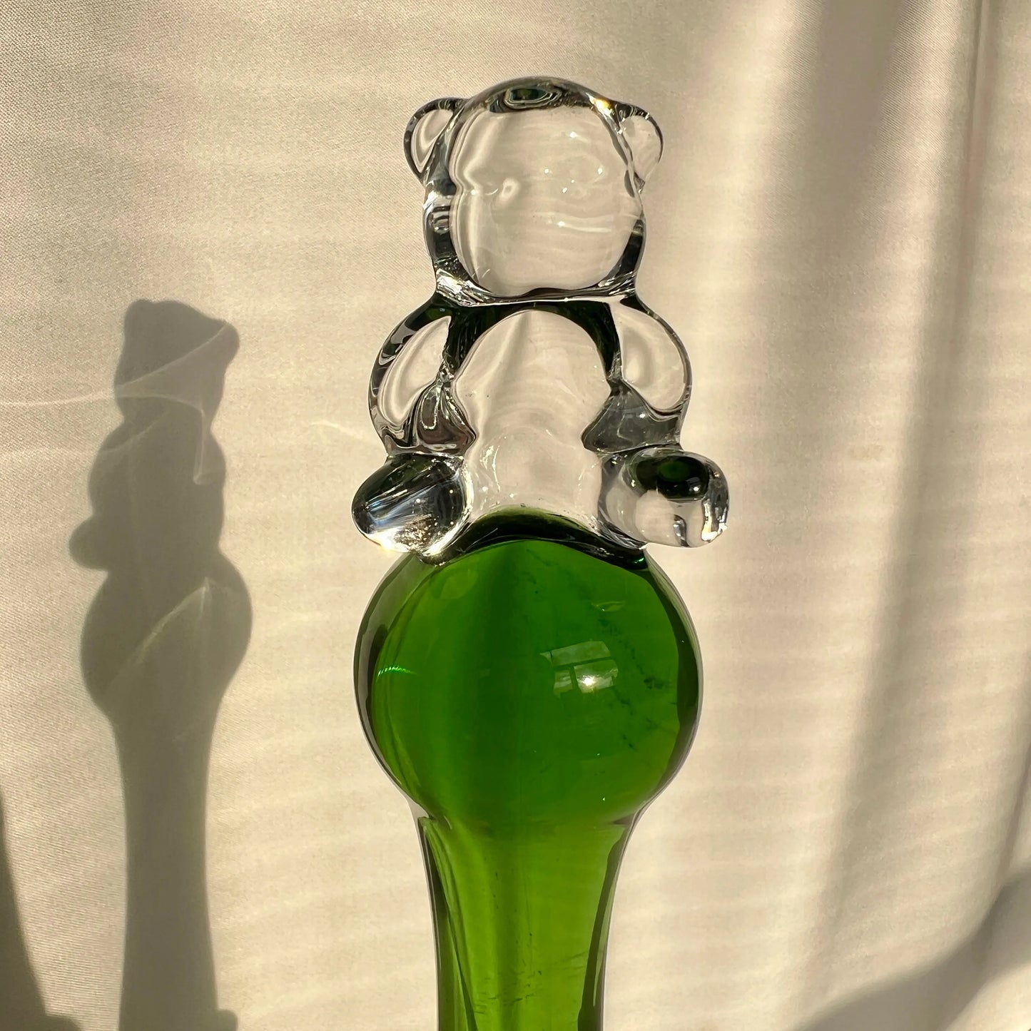 Bear Wand Glass Anal Plug - EdenSeduce
