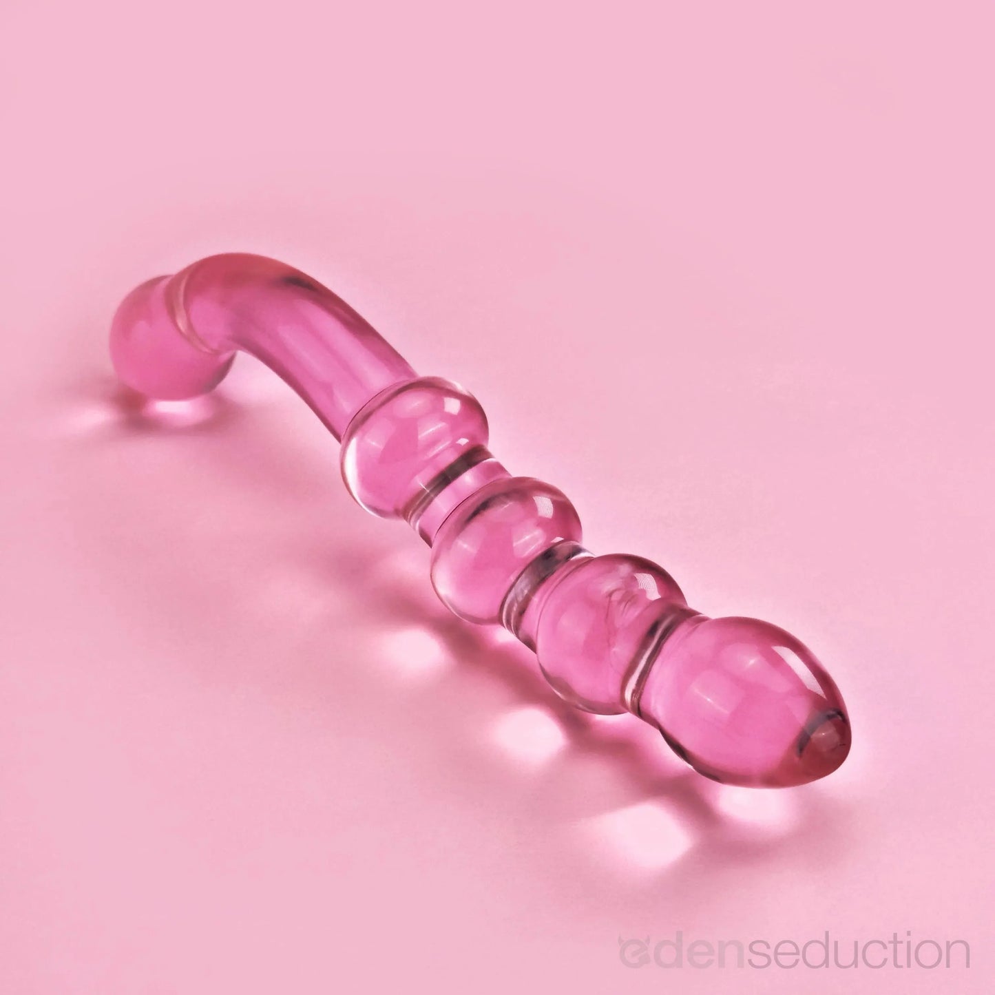 Crystal G Double ended glass dildo - EdenSeduce