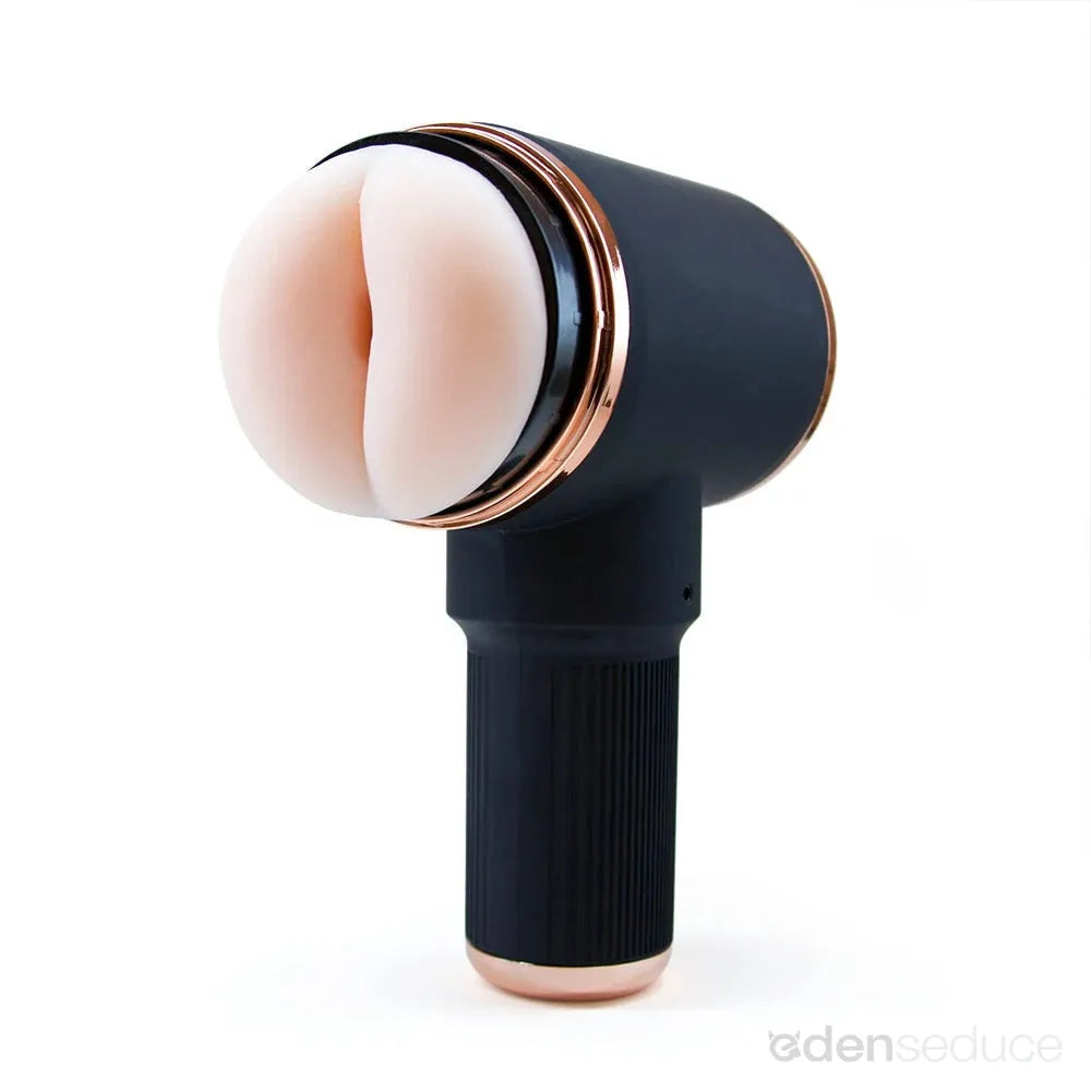 Dual-Opening Vibrating Masturbator – Realistic Pussy & Ass for Ultimate Pleasure