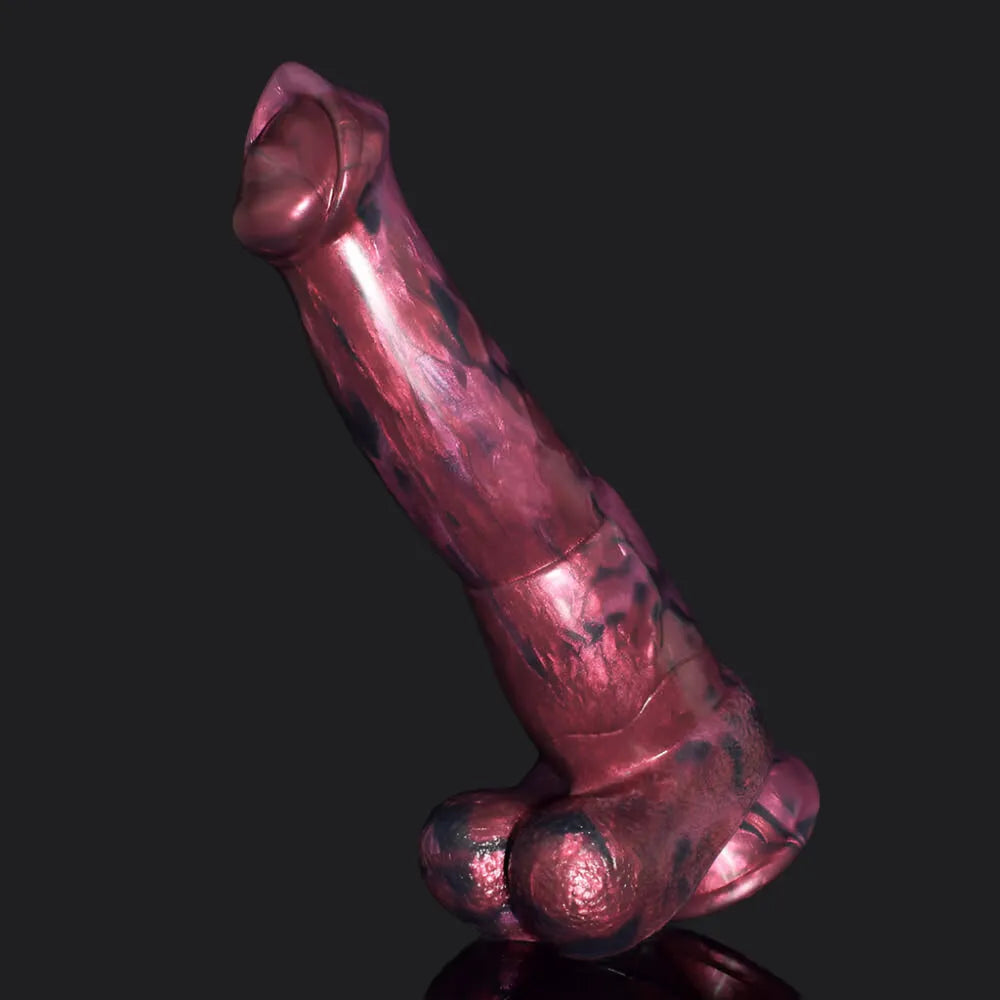 Canine Dildo Ben - Realistic Knot Fantasy Dildo for Deep Pleasure
