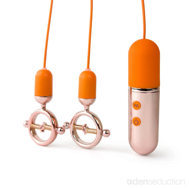 Deluxe vibro nipple clamps Vibrating nipple clamps - EdenSeduce