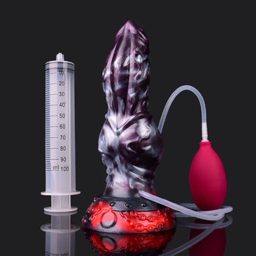 Dark Ice Monster Ejaculating Dildo - Barbegazi