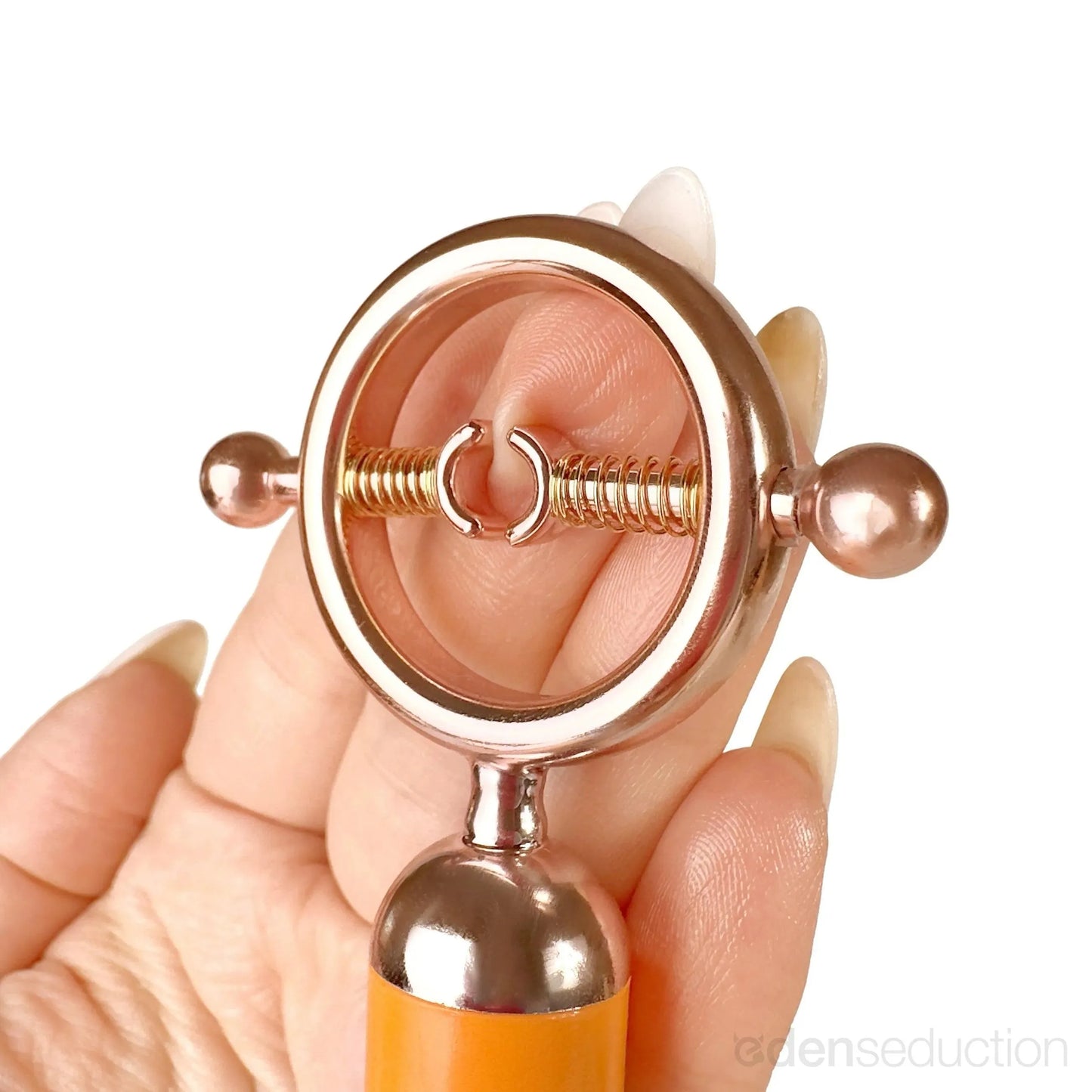 Deluxe vibro nipple clamps Vibrating nipple clamps - EdenSeduce