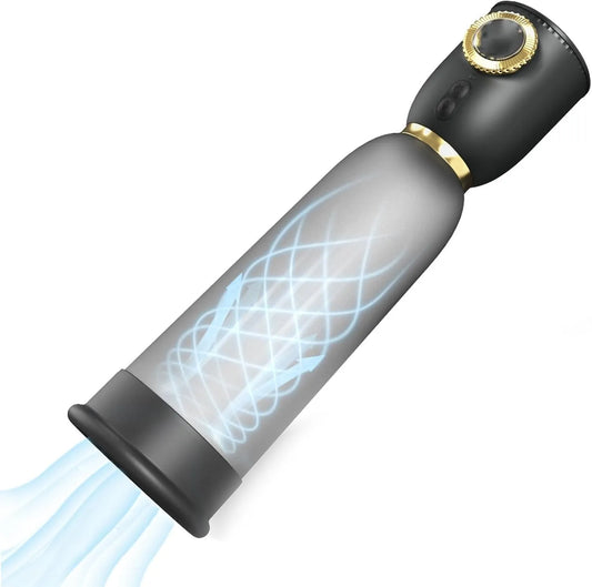 Premium Rechargeable Penis Pump – 6 Suction Modes & Progress Tracking