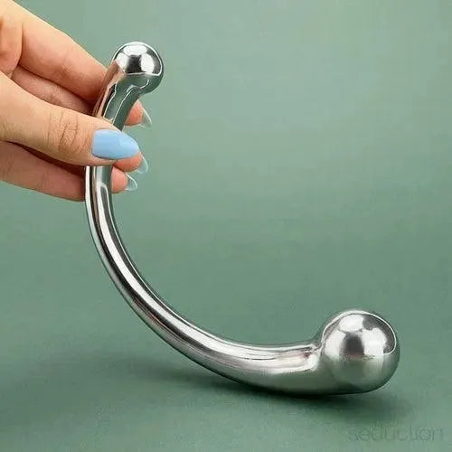 Silver wand Metal dildo - EdenSeduce