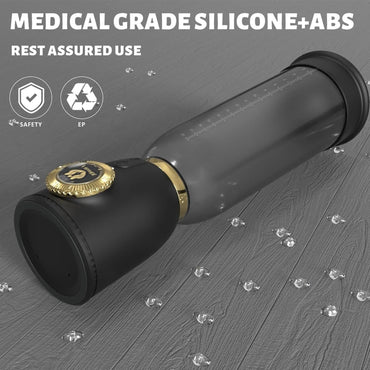 Premium Rechargeable Penis Pump – 6 Suction Modes & Progress Tracking