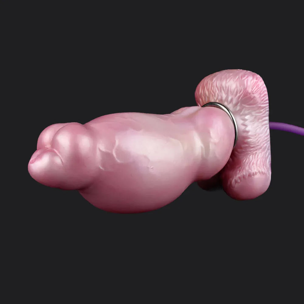 Dog Knot Inflatable Dildo - Shiba