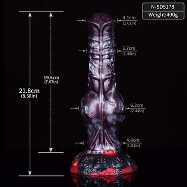 Dark Ice Monster Dildo - Chiron