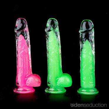 Mr. Sexy Noctilucence Realistic Dildo with Suction Cup - EdenSeduce