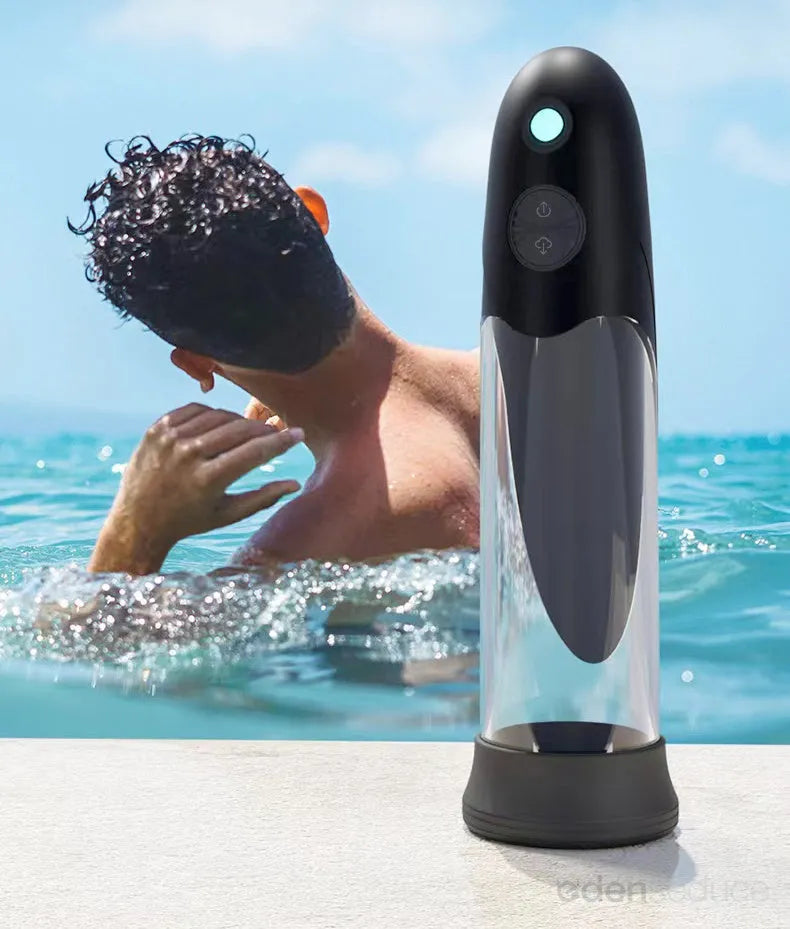 Motorized Penis Pump with Water Suction – Track Your Progress