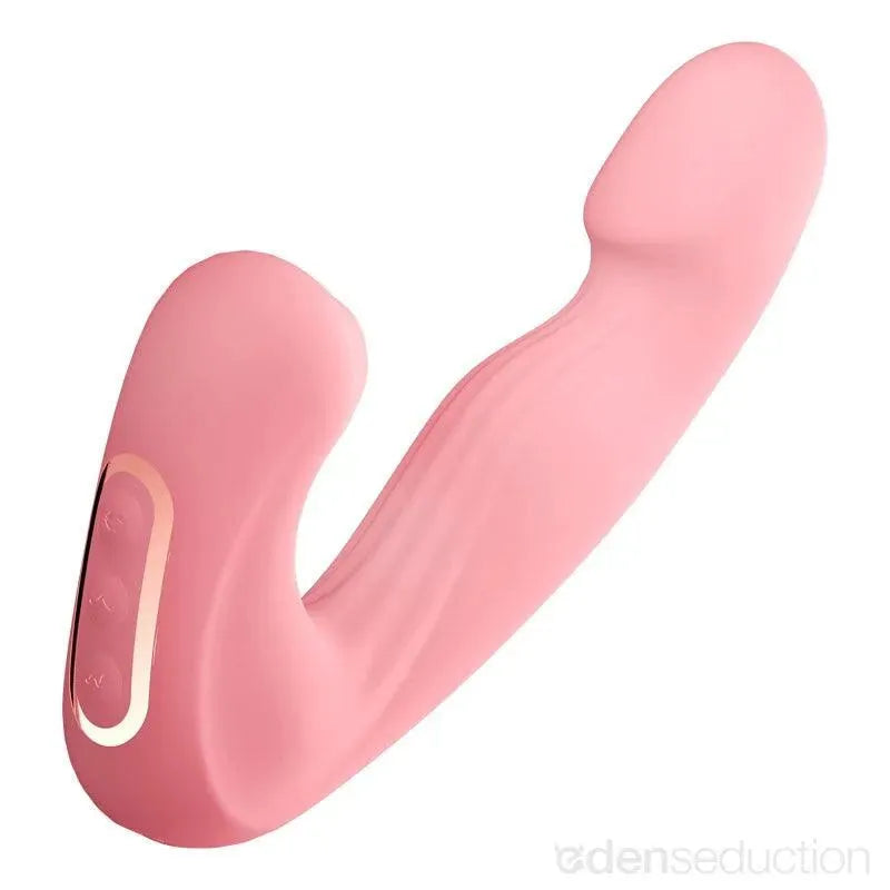 Triple pleasure Licking dual vibrator - EdenSeduce