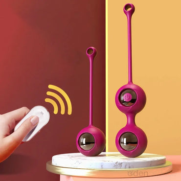 Premium Silicone Kegel Balls – Interchangeable Weights & Remote-Controlled Vibration