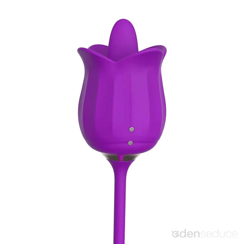 Dual Rose Vibrator – 10 Modes of Licking & Thrusting for Ultimate Pleasure