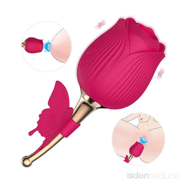 Inmi Bloomgasm Flutter Sucking Rose with Butterfly Teaser