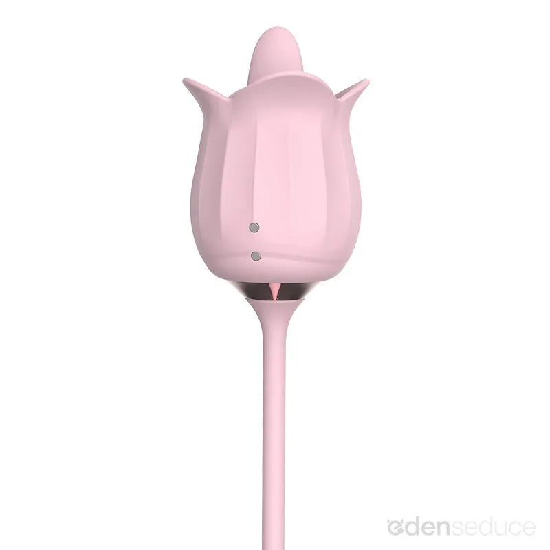 Dual Rose Vibrator – 10 Modes of Licking & Thrusting for Ultimate Pleasure