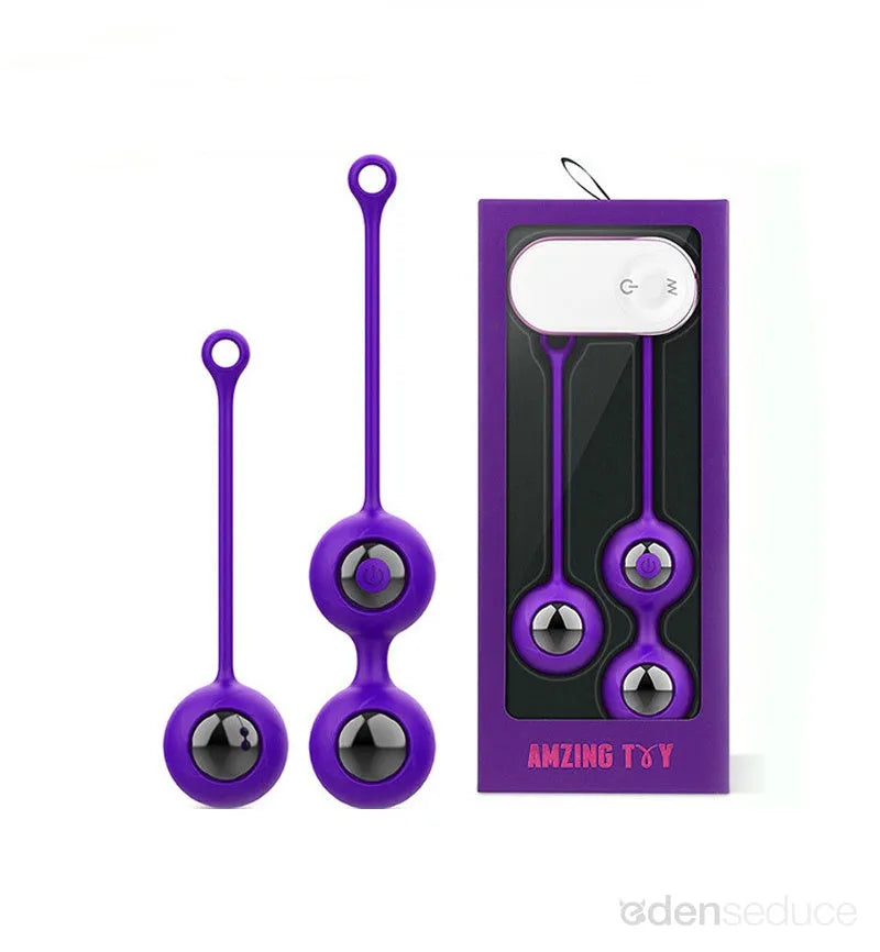 Premium Silicone Kegel Balls – Interchangeable Weights & Remote-Controlled Vibration