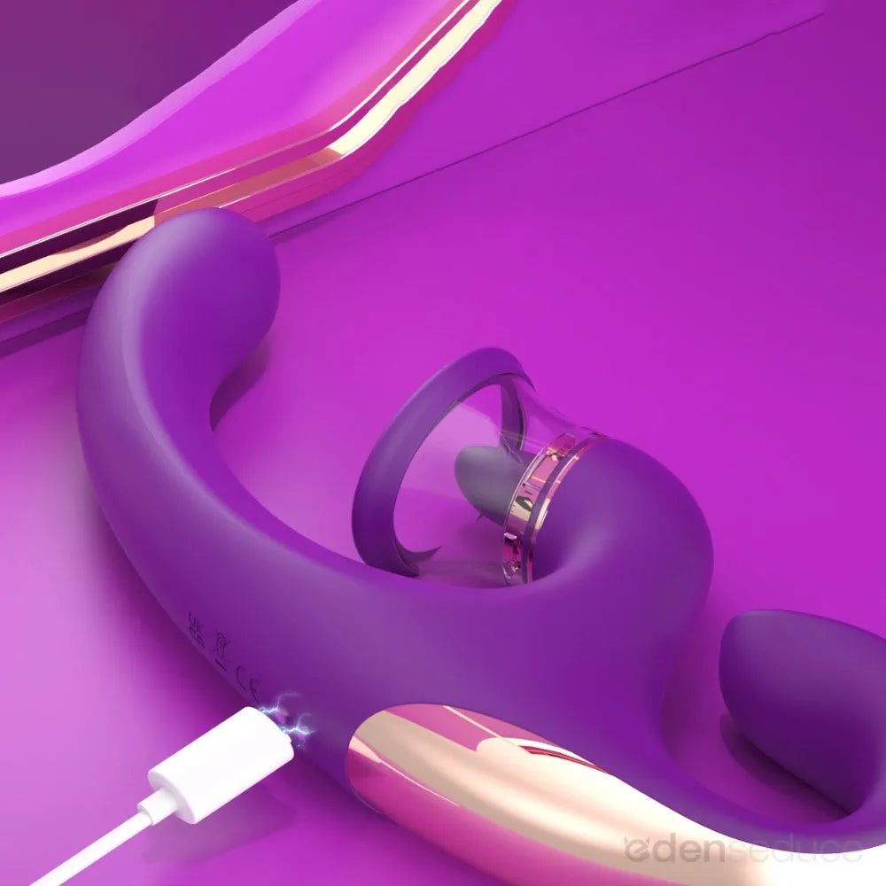 Advanced Rabbit Vibrator – 9 Vibration & Licking Modes for Clitoral Bliss