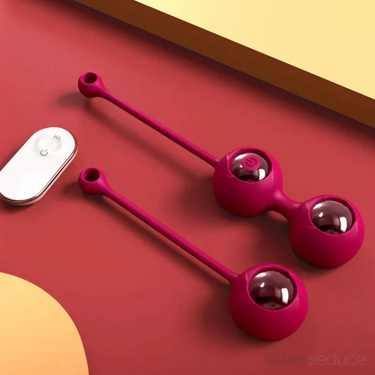 Premium Silicone Kegel Balls – Interchangeable Weights & Remote-Controlled Vibration