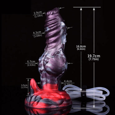 Dark Ice Monster Ejaculating Dildo - Ikuutayuq