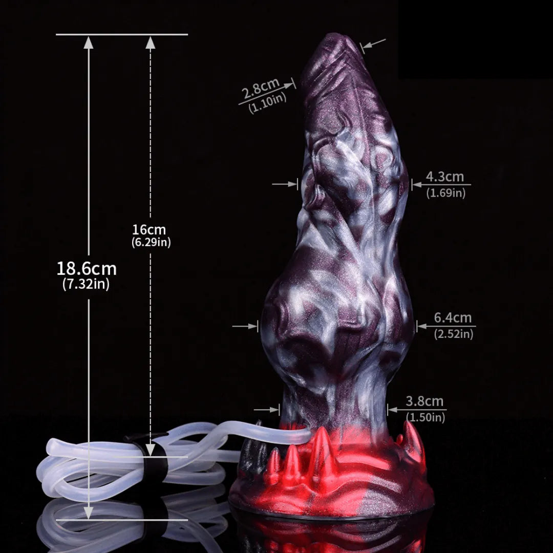 Dark Ice Monster Ejaculating Dildo - Manticore