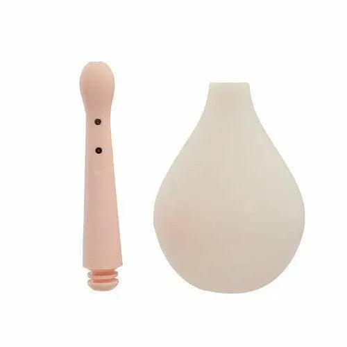Squeezable Silicone Enema Bulb with Tapered Probe - EdenSeduce