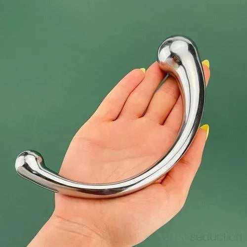 Silver wand Metal dildo - EdenSeduce