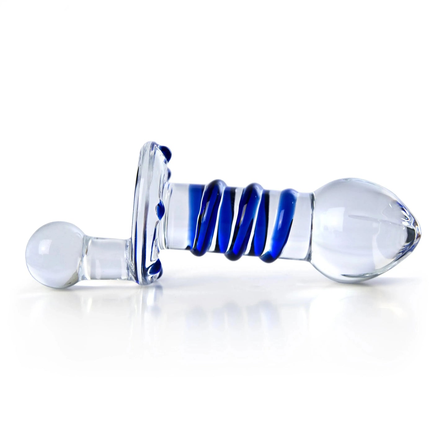 Blue spiral Juicer butt plug - EdenSeduce