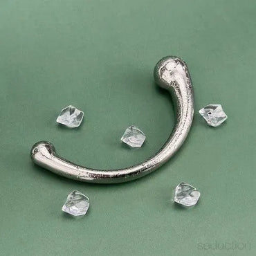 Silver wand Metal dildo - EdenSeduce