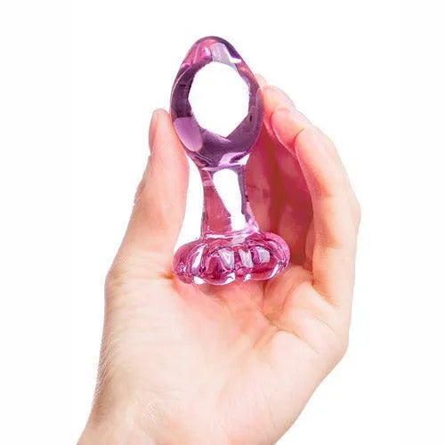 Glass Flower Butt Plug: Elegant Pleasure Blooms - EdenSeduce