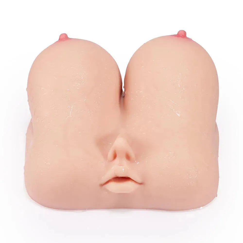 Juicy Breast & Mouth Masturbator with Realistic Suction - EdenSeduce
