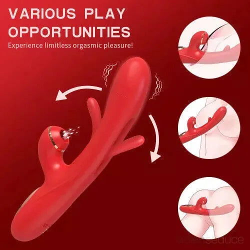 Powerful 3-Motor Rabbit Vibrator – Waterproof & Rechargeable