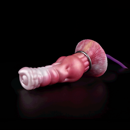 Dog Knot Inflatable Dildo - Bichon Frise