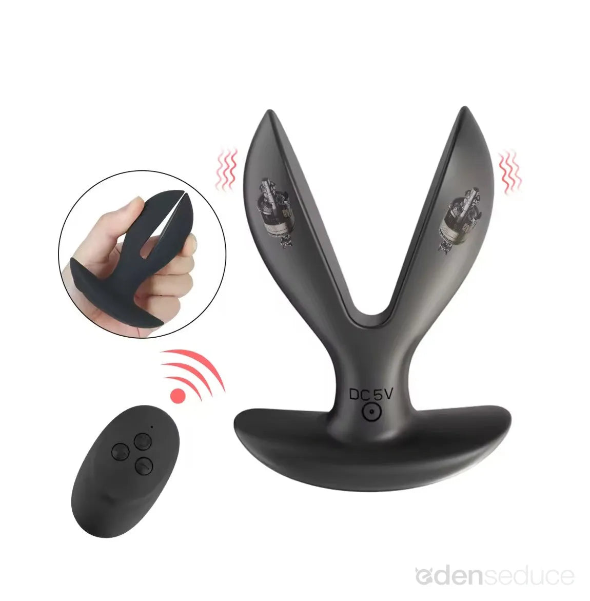 Massive Vibrating Anchor Butt Plug