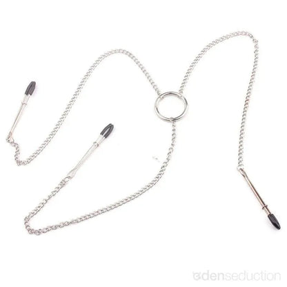Nipple to clit clamps Nipple and clit clamps - EdenSeduce