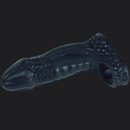 Io Dragon Penis Extender Sleeve - Black