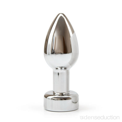 Rechargeable Aluminum Butt Plug – 7 Vibration Patterns & Temperature Play
