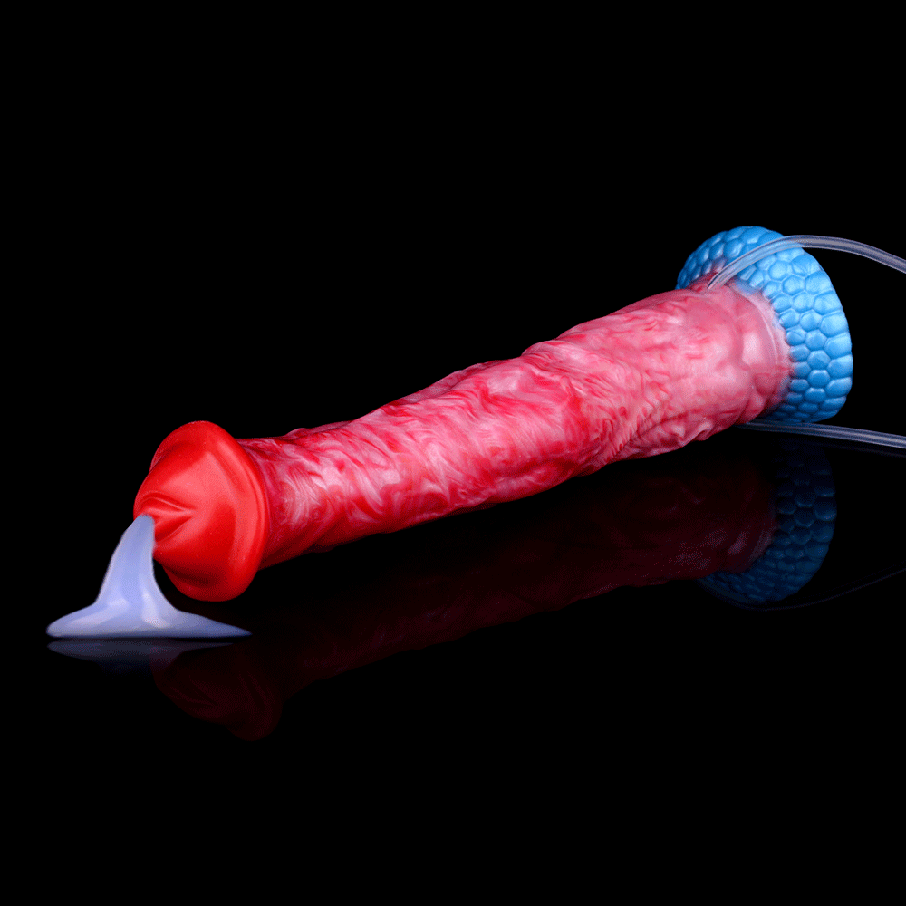 Black Caviar - Ejaculating Inflatable Dildo