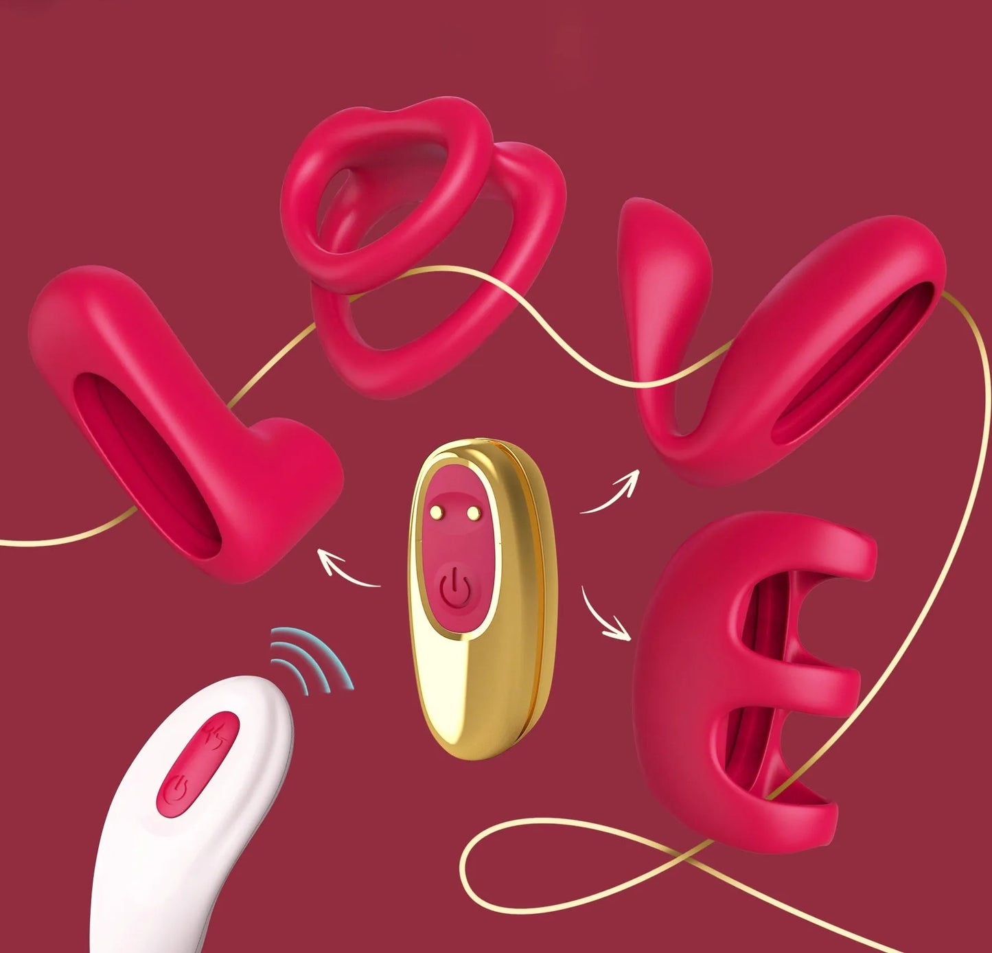 Remote Control Couple Vibrator - Tracy’s Dog Love Kit