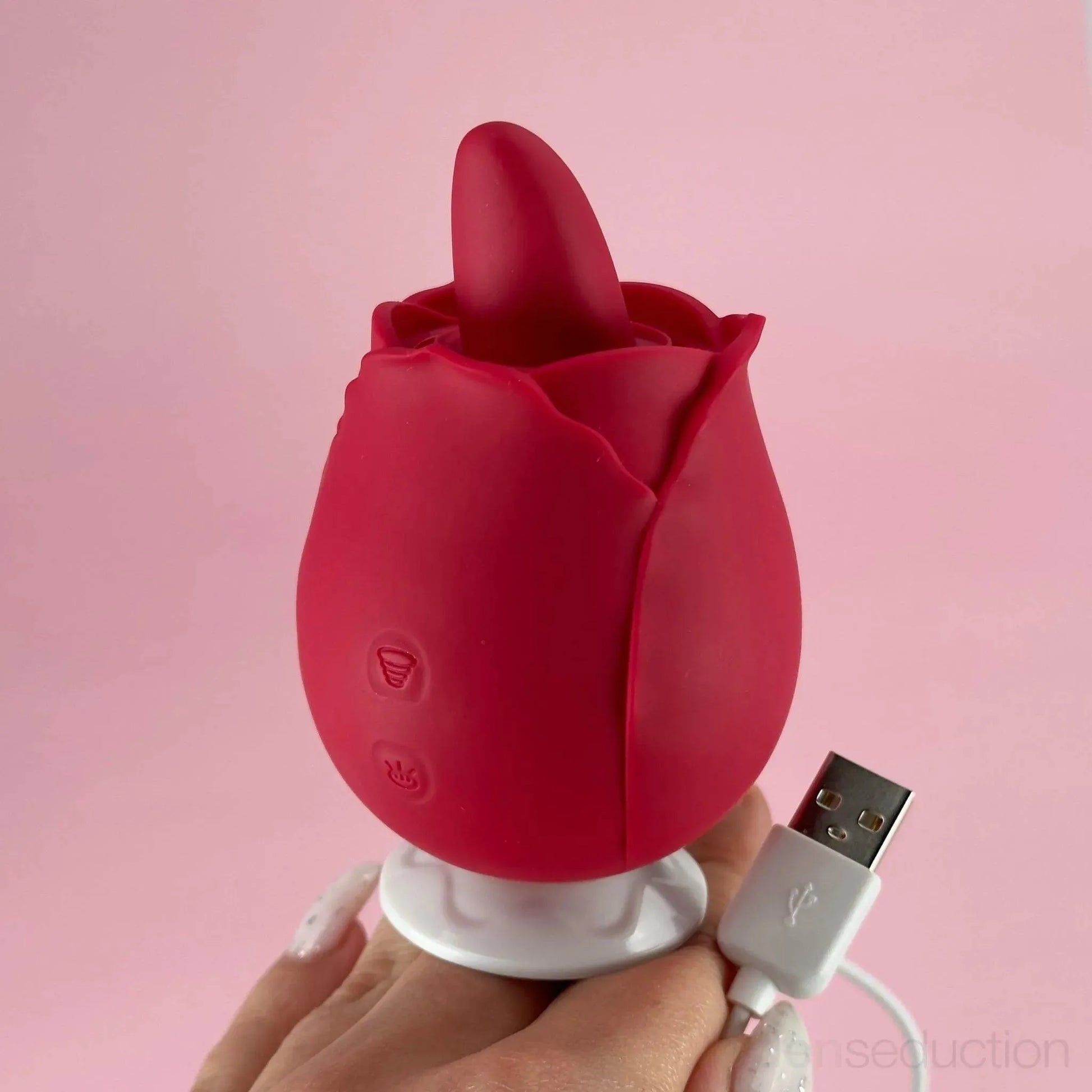 Rose tongue pump Rose sucking vibrator EdenSeduce Rose tongue pump Rose sucking vibrator EdenSeduce