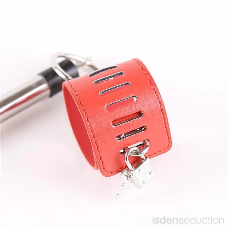 Luxury bondage bar with cuffs Spreader bar - EdenSeduce