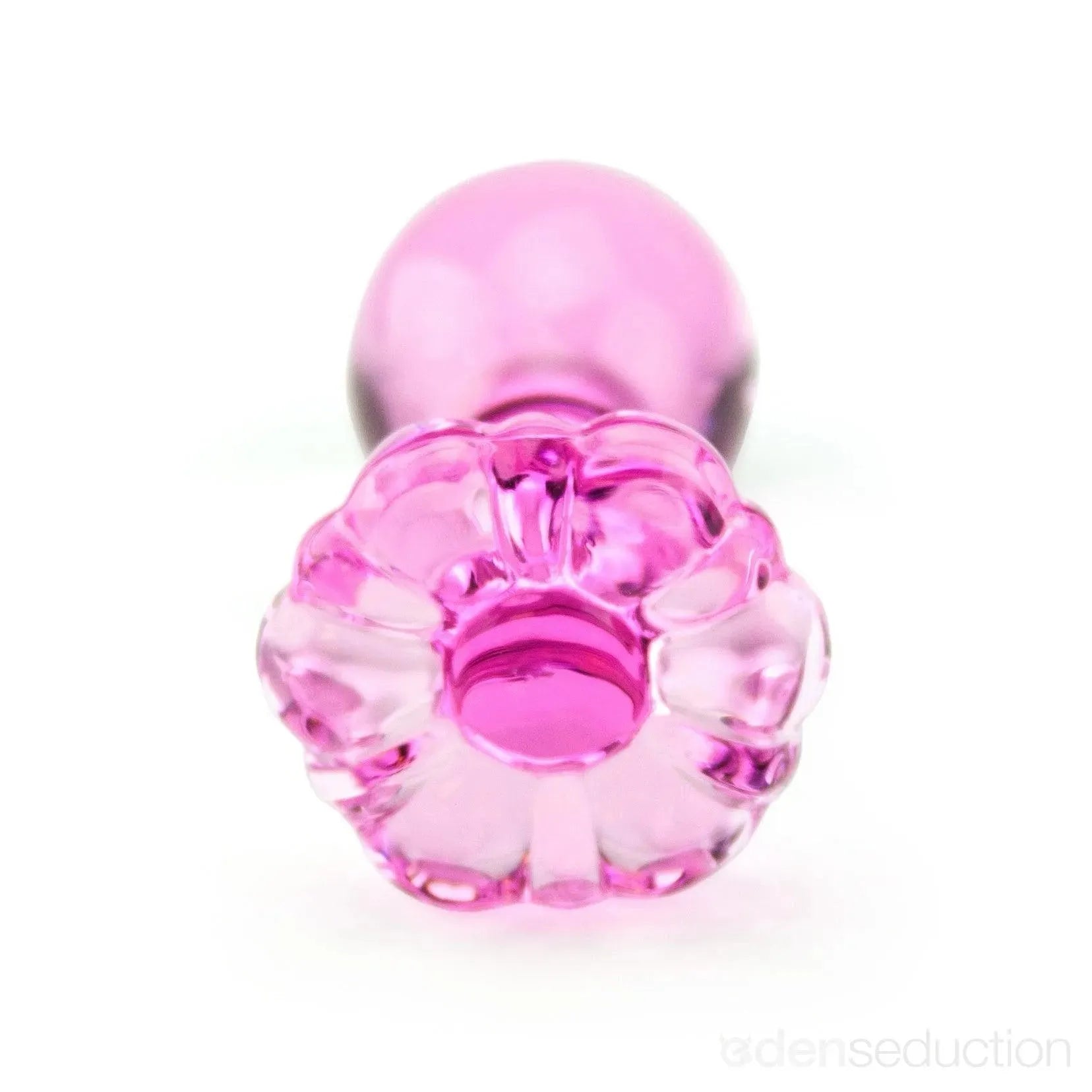 Flower butt plug Glass butt plug - EdenSeduce