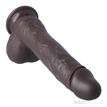 Chocolate Thunder Warming, Thrusting & Vibrating Dildo