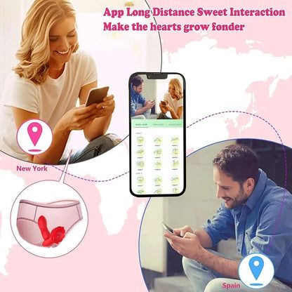 Girthy Thrusting Rose Vibrator – Remote Control Pleasure