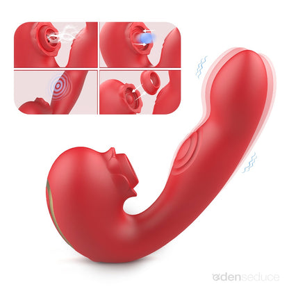 Secret thrill Dual rose vibrator