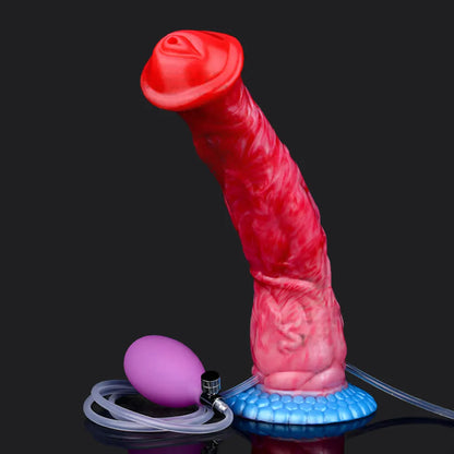 Black Caviar - Ejaculating Inflatable Dildo
