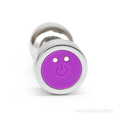 Rechargeable Aluminum Butt Plug – 7 Vibration Patterns & Temperature Play