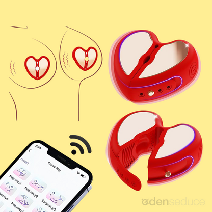 Sweetheart Vibrating Nipple Clamps – 10 Vibration Modes!