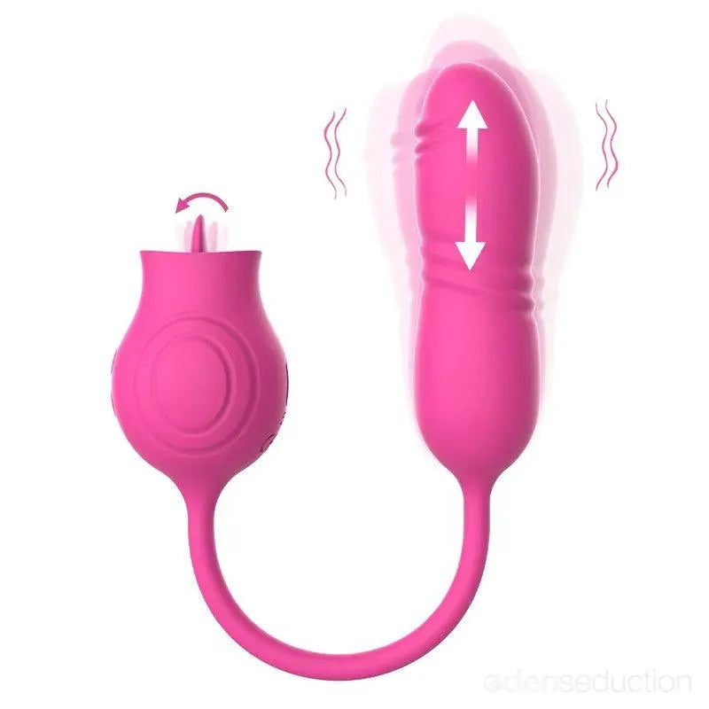 Rosebud thruster Dual rose vibrator EdenSeduce Rosebud thruster Dual rose vibrator EdenSeduce