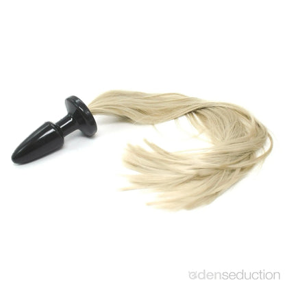 Pony play silicone plug Tail butt plug - EdenSeduce